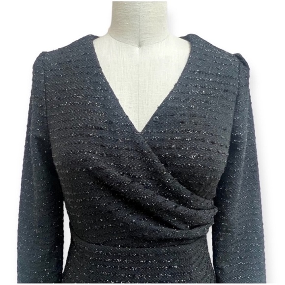 NWT Romantic & Luxury Chic Line Tinsel Holiday Dress - Picture 3 of 7